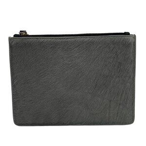 Martina Mori Calf Hair Leather Wristlet Clutch